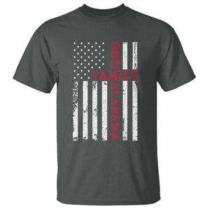 God Family Alabama T Shirt AL Game Day Christian American Flag