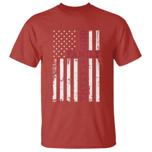 God Family Alabama T Shirt AL Game Day Christian American Flag
