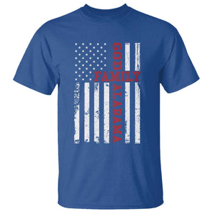 God Family Alabama T Shirt AL Game Day Christian American Flag