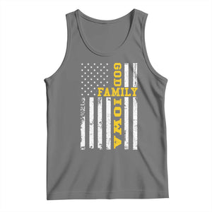 God Family Iowa Tank Top IA State Game Day Christian American Flag