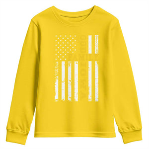 God Family Iowa Youth Sweatshirt IA State Game Day Christian American Flag