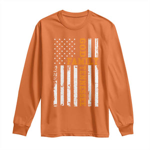 God Family Tennessee Long Sleeve Shirt TN Game Day Christian American Flag