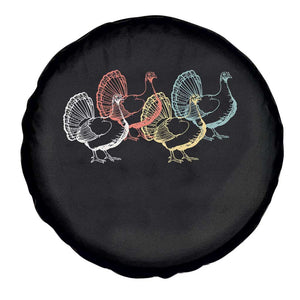 Thanksgiving Turkey Day Retro Poultry Holiday Spare Tire Cover TS11 Print Your Wear