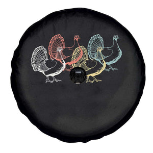 Thanksgiving Turkey Day Retro Poultry Holiday Spare Tire Cover TS11 Print Your Wear