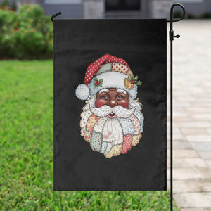 African American Christmas Retro Patchwork Black Santa Garden Flag TS11 Print Your Wear