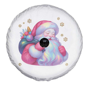 Iridescent Christmas Santa Printed Coquette Xmas Spare Tire Cover TS11 Print Your Wear