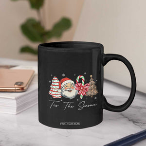 Funny Tis The Season Christmas Coffee Mug Xmas Holiday Family Matching Santa Xmas Tree TS11 Print Your Wear