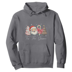 Funny Tis The Season Christmas Hoodie Xmas Holiday Family Matching Santa Xmas Tree TS11 Charcoal Print Your Wear
