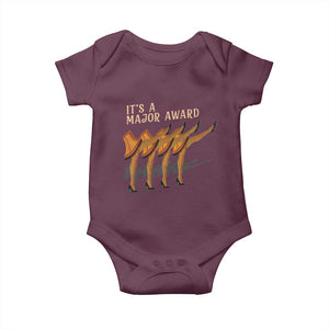 Funny Christmas Movie It's A Major Award Baby Onesie Italian Leg Lamp TS11 Maroon Print Your Wear