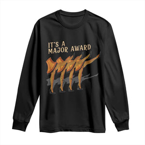 Funny Christmas Movie It's A Major Award Long Sleeve Shirt Italian Leg Lamp TS11 Black Print Your Wear