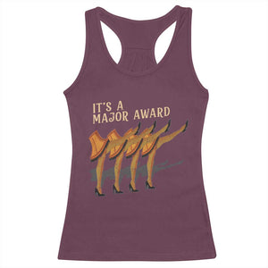 Funny Christmas Movie It's A Major Award Racerback Tank Top Italian Leg Lamp TS11 Maroon Print Your Wear