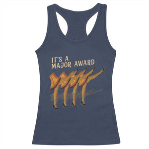 Funny Christmas Movie It's A Major Award Racerback Tank Top Italian Leg Lamp TS11 Navy Print Your Wear