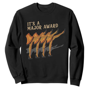 Funny Christmas Movie It's A Major Award Sweatshirt Italian Leg Lamp TS11 Black Print Your Wear