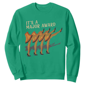 Funny Christmas Movie It's A Major Award Sweatshirt Italian Leg Lamp TS11 Irish Green Print Your Wear