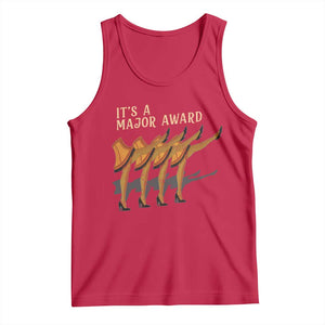 Funny Christmas Movie It's A Major Award Tank Top Italian Leg Lamp TS11 Red Print Your Wear