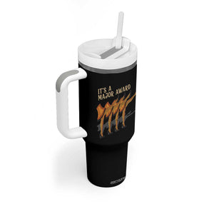 Funny Christmas Movie It's A Major Award Tumbler With Handle Italian Leg Lamp TS11 Print Your Wear