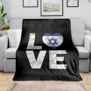 I Love Israel Jewish Gifts Star of David Israeli Throw Blanket TS11 Print Your Wear