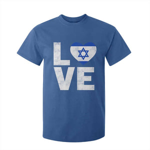 I Love Israel Jewish Gifts Star of David Israeli T Shirt For Kid TS11 Royal Blue Print Your Wear