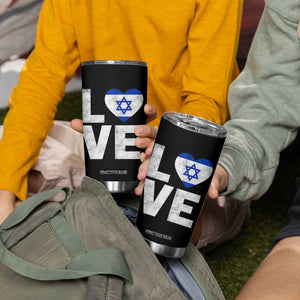 I Love Israel Jewish Gifts Star of David Israeli Tumbler Cup TS11 Print Your Wear