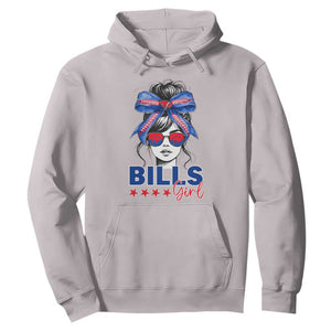 Funny BFB Football Lover Hoodie Sport Fan Game Day Messy Bun TS11 Ice Gray Print Your Wear