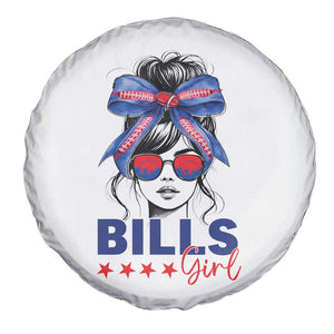 Funny BFB Football Lover Spare Tire Cover Sport Fan Game Day Messy Bun TS11 Print Your Wear