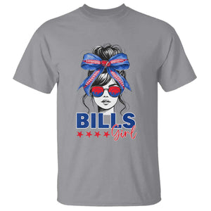 Funny BFB Football Lover T Shirt Sport Fan Game Day Messy Bun TS11 Sport Gray Print Your Wear