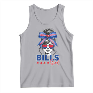 Funny BFB Football Lover Tank Top Sport Fan Game Day Messy Bun TS11 Athletic Heather Print Your Wear