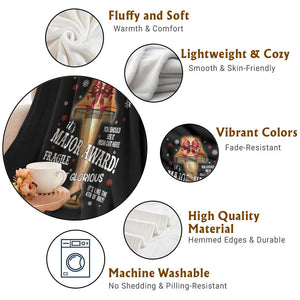 Funny Christmas Movie Throw Blanket It Is A Major Award Fragile Italian Leg Lamp TS11 Print Your Wear