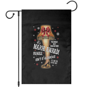 Funny Christmas Movie Garden Flag It Is A Major Award Fragile Italian Leg Lamp TS11 Black Print Your Wear