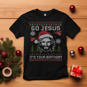 Funny Go Jesus It Is Your Birthday T Shirt Christian Christmas Party TS11 Black Print Your Wear