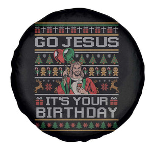 Funny Go Jesus Its Your Birthday Spare Tire Cover Christmas Christian Religious God TS11 Print Your Wear