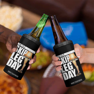 Funny Never Skip Leg Day Christmas Movie 4 in 1 Can Cooler Tumbler Italian Leg Lamp TS11 Print Your Wear