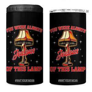 Funny Christmas Movie 4 in 1 Can Cooler Tumbler You Were Always Jealous Of This Lamp Italian Leg Lamp TS11 One Size: 16 oz Black Print Your Wear