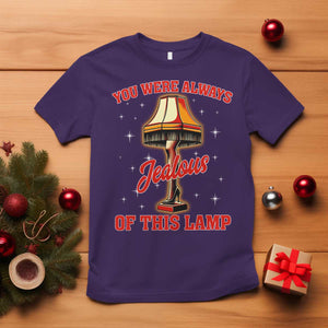 Funny Christmas Movie T Shirt You Were Always Jealous Of This Lamp Italian Leg Lamp TS11 Purple Print Your Wear