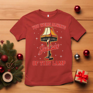 Funny Christmas Movie T Shirt You Were Always Jealous Of This Lamp Italian Leg Lamp TS11 Red Print Your Wear