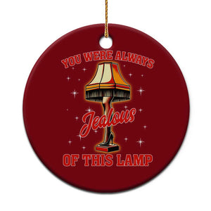 Funny Christmas Movie Ceramic Ornament You Were Always Jealous Of This Lamp Italian Leg Lamp TS11 1pc Red Print Your Wear