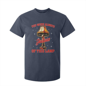 Funny Christmas Movie T Shirt For Kid You Were Always Jealous Of This Lamp Italian Leg Lamp TS11 Navy Print Your Wear