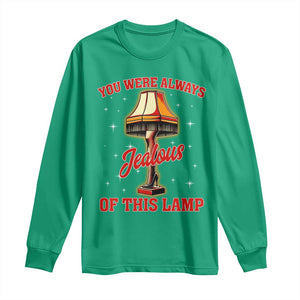 Funny Christmas Movie Long Sleeve Shirt You Were Always Jealous Of This Lamp Italian Leg Lamp TS11 Irish Green Print Your Wear