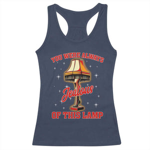 Funny Christmas Movie Racerback Tank Top You Were Always Jealous Of This Lamp Italian Leg Lamp TS11 Navy Print Your Wear
