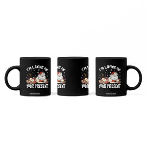 Funny Naughty Christmas Santa Coffee Mug I'm Laying On Your Present TS11 Print Your Wear