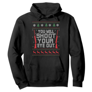 Funny You'll Shoot Your Eye Out Kid Hoodie Christmas Movie Guns TS11 Black Print Your Wear