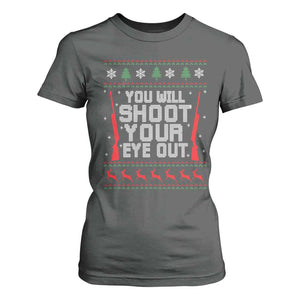 Funny You'll Shoot Your Eye Out Kid T Shirt For Women Christmas Movie Guns TS11 Dark Heather Print Your Wear
