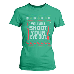 Funny You'll Shoot Your Eye Out Kid T Shirt For Women Christmas Movie Guns TS11 Irish Green Print Your Wear