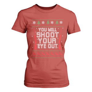 Funny You'll Shoot Your Eye Out Kid T Shirt For Women Christmas Movie Guns TS11 Red Print Your Wear