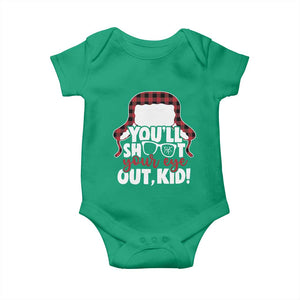 Funny You Will Shoot Your Eye Out Kid Baby Onesie Christmas Movie Glasses Hat TS11 Irish Green Print Your Wear