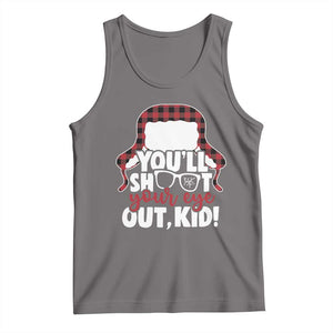 Funny You Will Shoot Your Eye Out Kid Tank Top Christmas Movie Glasses Hat TS11 Deep Heather Print Your Wear