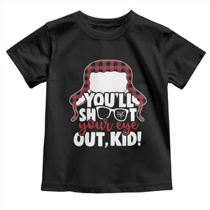 Funny You Will Shoot Your Eye Out Kid Toddler T Shirt Christmas Movie Glasses Hat TS11 Black Print Your Wear