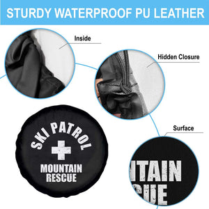 Ski Patrol Mountain Rescue Spare Tire Cover Winter Slopes Skiing Snowboarding TS11 Print Your Wear