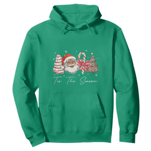 Funny Black Christmas Hoodie Tis The Season African American Santa TS11 Irish Green Print Your Wear