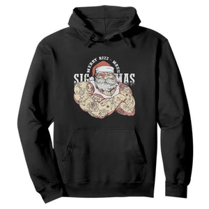 Funny Christmas Santa Hoodie Merry Rizzmas Sigmas Charisma Rizz Santa TS11 Black Print Your Wear